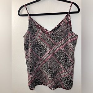 White House black market reversible, flowy tank top blouse size medium